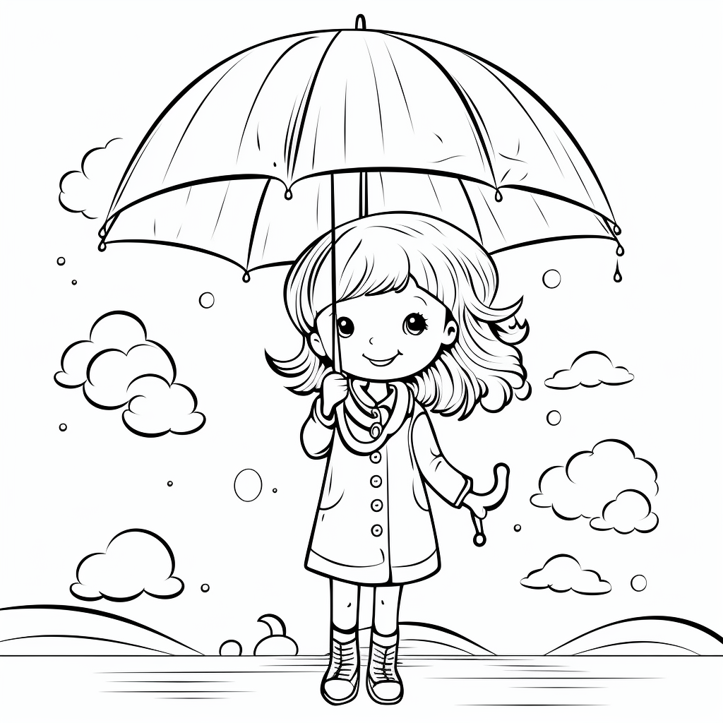 parasol kolorowanka 