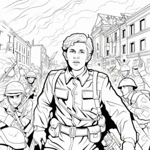 Powstanie warszawskie kolorowanka – historia w kolorowance
