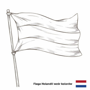 Flaga Holandii kolorowanka do wydruku